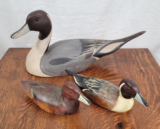 3pc Ducks Unlimited Duck Decoys by "TJ Hooker" (1 of 14)