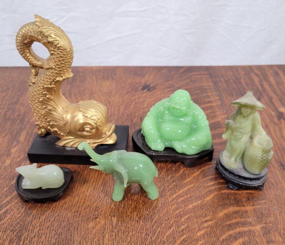 Grouping of Decorative Oriental Figures (1 of 11)