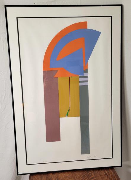 Pencil Signed Budd Hopkins "Guardian III" Print (1 of 4)