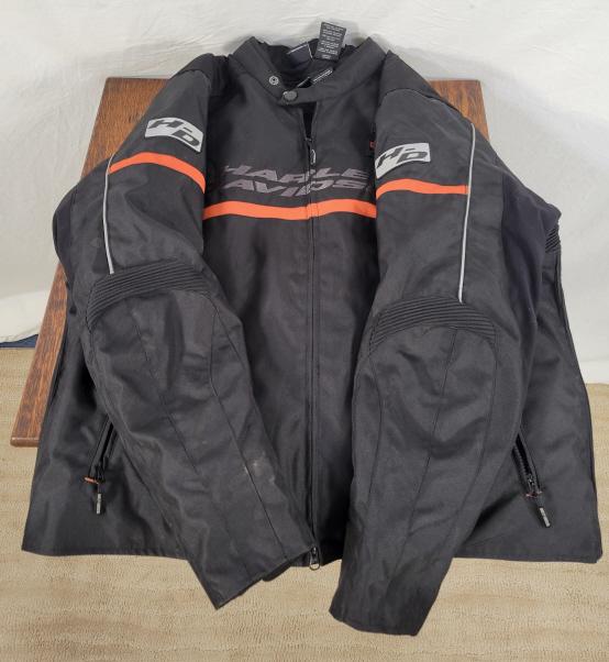 2XL Harley Davidson Motorcycle Jacket (1 of 8)