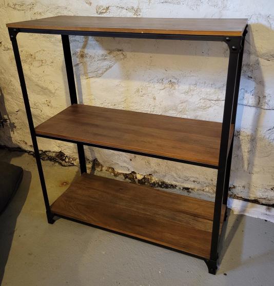 Small Wood & Metal Shelf (1 of 4)