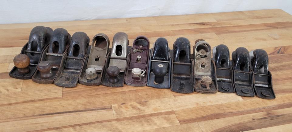 12pc Grouping of Antique Stanley Planes - Lot #6 (1 of 9)