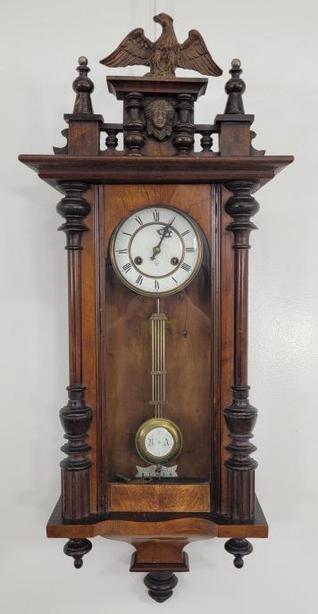 German Vienna Regulator Wall Clock by Junghans (1 of 13)