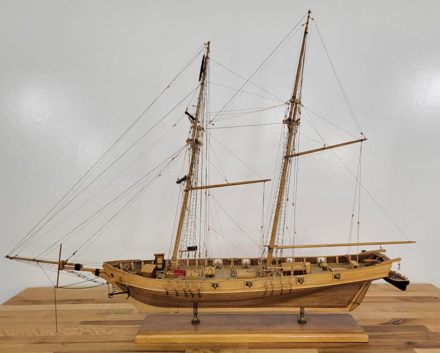Highly Detailed Wooden Clipper Ship Model - Lot 2 (1 of 16)