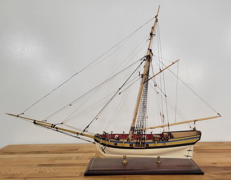 Highly Detailed Wooden Clipper Ship Model - Lot 6 (1 of 10)