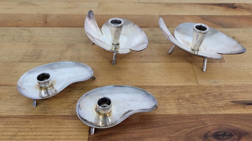 2 Pair of Mid-Century Modern Danish Candle Holders (1 of 10)