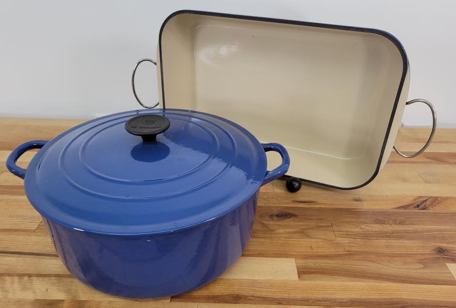 2pc LeCreuset Cookware - Blue Enamel (1 of 9)
