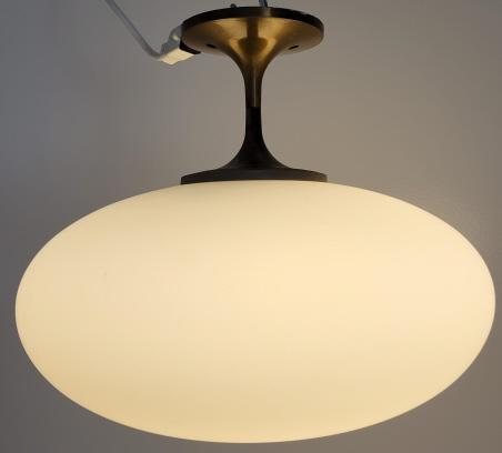 Original Bill Curry for Lightcraft Mushroom Ceiling Light (1 of 13)