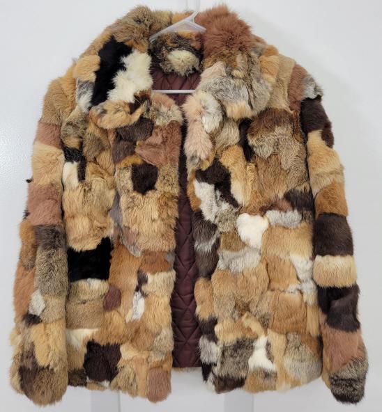 Sears Fashions Multi-Color Fur Coat (1 of 6)