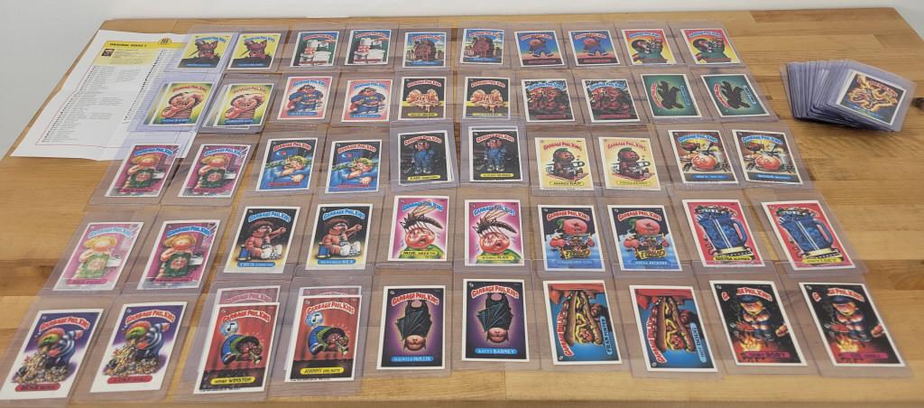 Vintage Garbage Pail Kids os5 Master Set - Triple Factory Error (1 of 20)