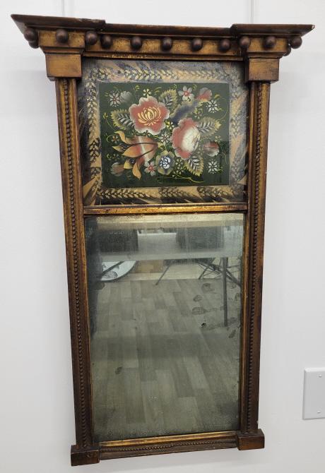 Federal Period Giltwood Hall Mirror (1 of 8)