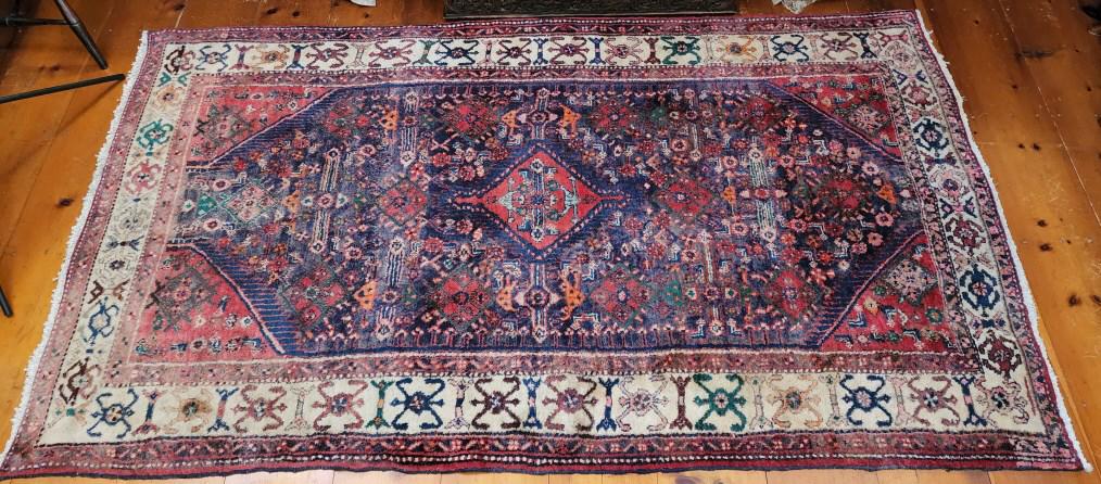 Antique Hand Knotted Persian Tabriz Area Rug (1 of 11)