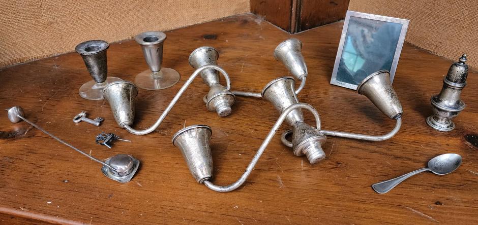 Estate Grouping of Sterling Silver Objects (1 of 6)