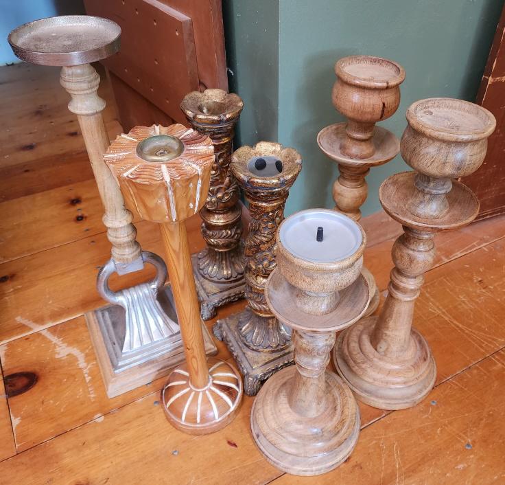 Grouping of Decorative Candle Holders (1 of 4)