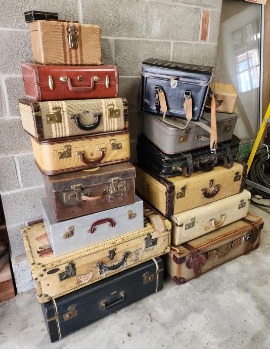 Large Collection of Vintage Suitcases (1 of 6)