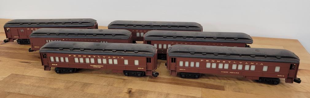 Lionel Pennsylvania RR Train O Scale - 6 pc (1 of 9)