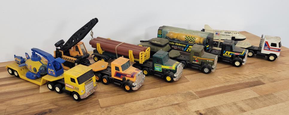 Lot of 6 Buddy L Tractor Trailer Toys (1 of 7)