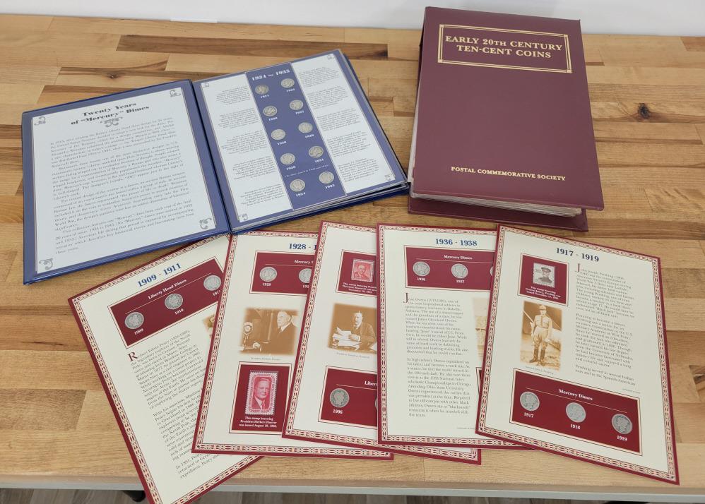 PCS Early 20th C. Ten-Cent Coin Books (1 of 9)