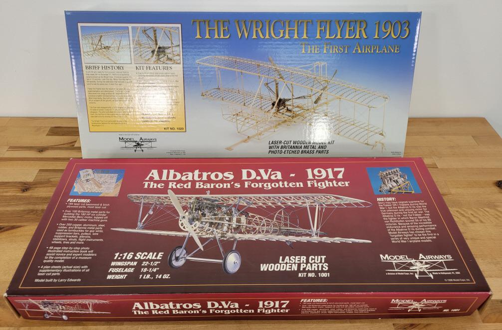 Museum Grade Wood Model Airplane Kits NIB (1 of 9)