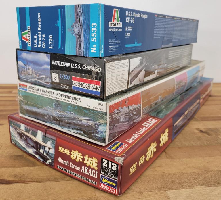 4pc. Vintage Military Model Kits - Lot 30 (1 of 6)