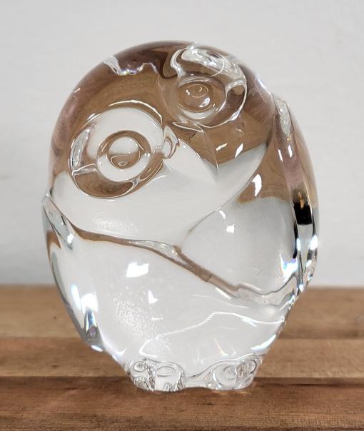 Signed Steuben Glass Owl Figure (1 of 6)