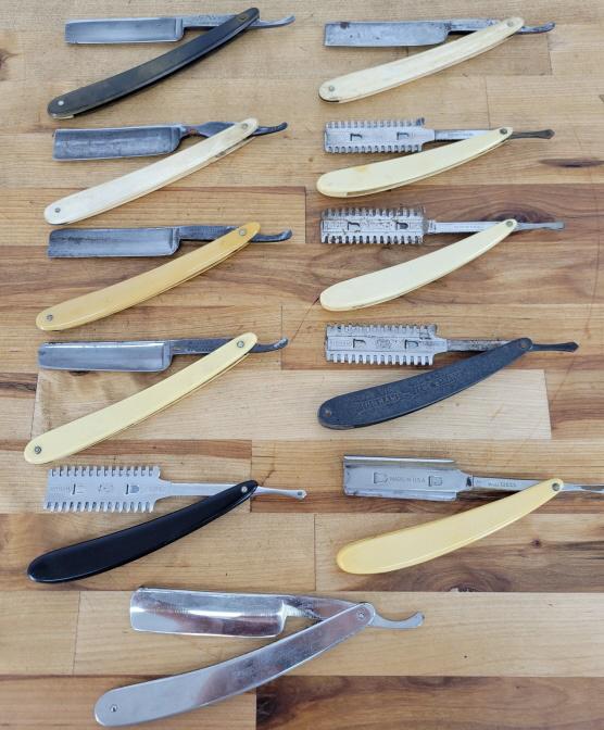 11pc Vintage Straight Razor Grouping - Lot #5 (1 of 14)
