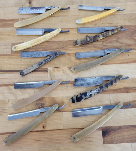 10pc Vintage Straight Razor Grouping - Lot #8 (1 of 13)