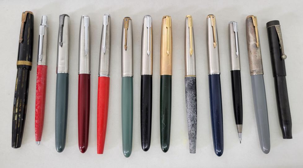 13pc Lot of Vintage Parker Fountain Pens (1 of 20)