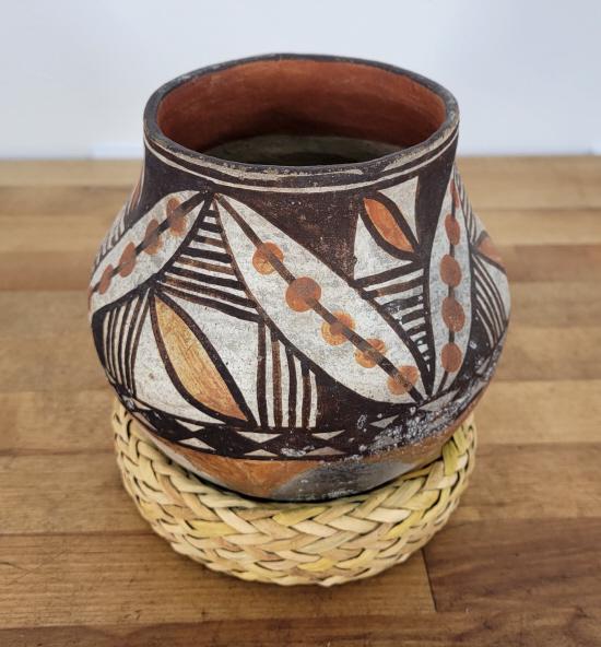 Native American Poly Chrome Painted Vessel (1 of 7)