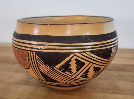 Native American Poly Chrome Painted Bowl (1 of 6)