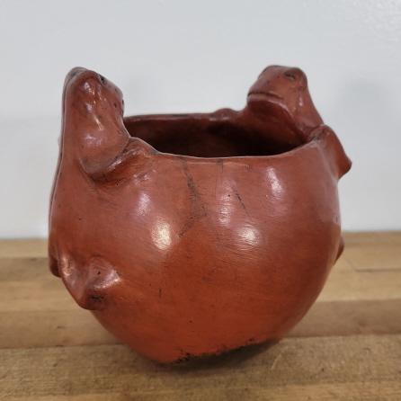 Maricopa Native American Frog Effigy Bowl (1 of 6)
