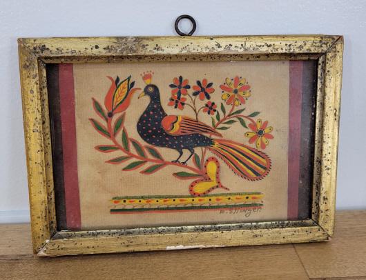 David Y. Ellinger Folk Art Watercolor (1 of 4)