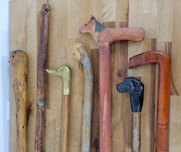 Lot of 7 Antique Walking Sticks / Canes (1 of 14)