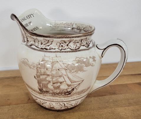 Buffalo Pottery Waling Souvenir of New Bedford MA (1 of 10)