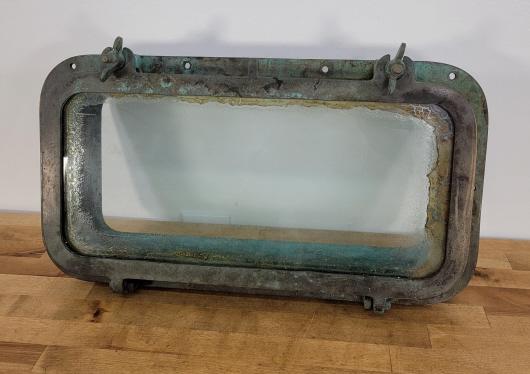 Large Authentic Solid Heavy Brass Ships Porthole (1 of 7)