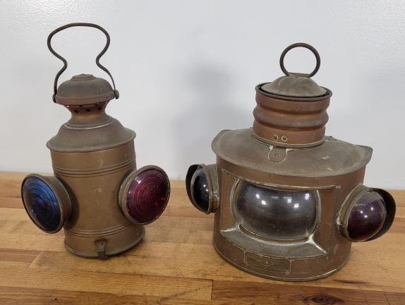 2pc - Unique Antique Ships Lanterns (1 of 13)