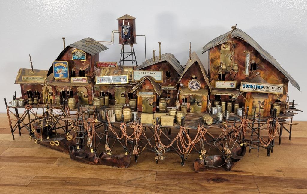 Ernie Abdelnour Brutalist Metal Art Sculpture (1 of 15)