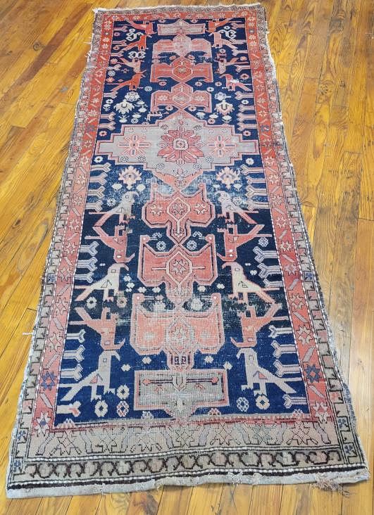 Antique Hand Woven Area Rug (1 of 6)