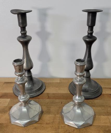 Estate Grouping of Antique Pewter (1 of 9)