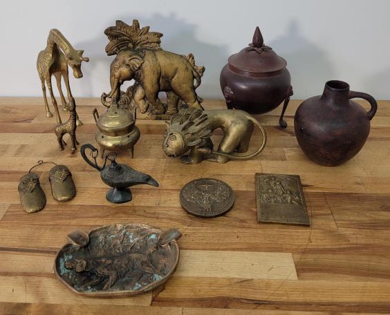 Grouping of Vintage Brass & Metal Objects (1 of 19)