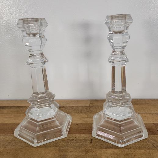 Pair of Tiffany & Co. Crystal Candlesticks (1 of 9)