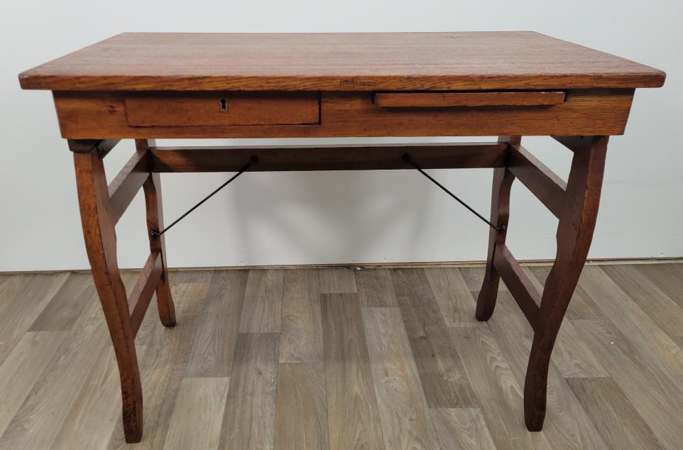 Unique Oak Folding Desk - Ca. 1919 (1 of 12)