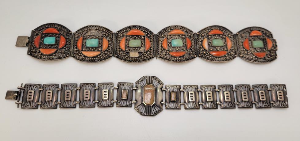 2pc. Vintage Silver Bracelets (1 of 17)