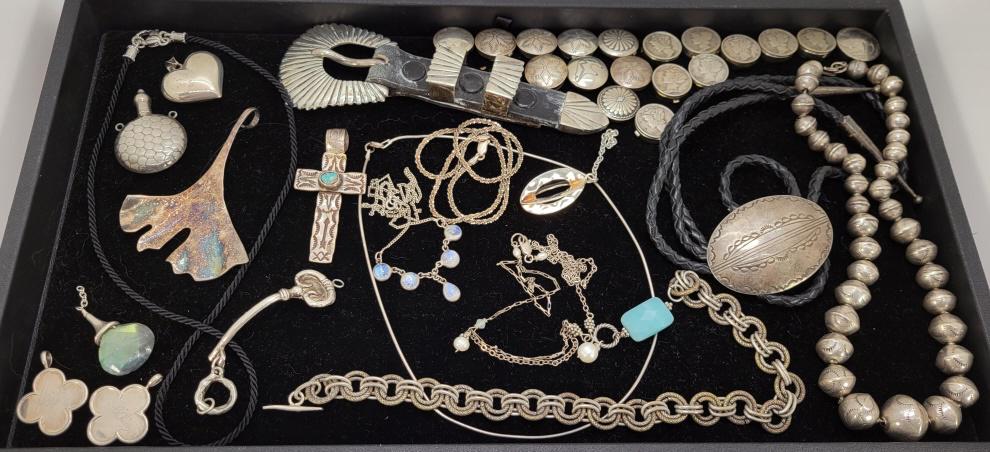 Assorted Grouping of Sterling Silver Jewelry (1 of 15)