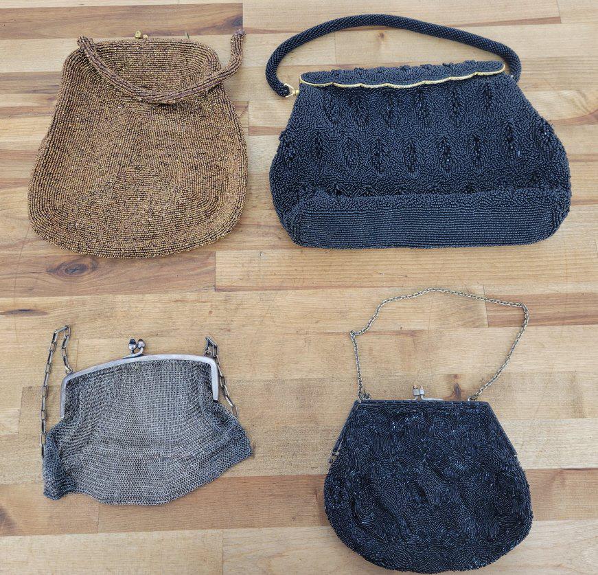 4pc Lot of Vintage Beaded Handbags (1 of 9)