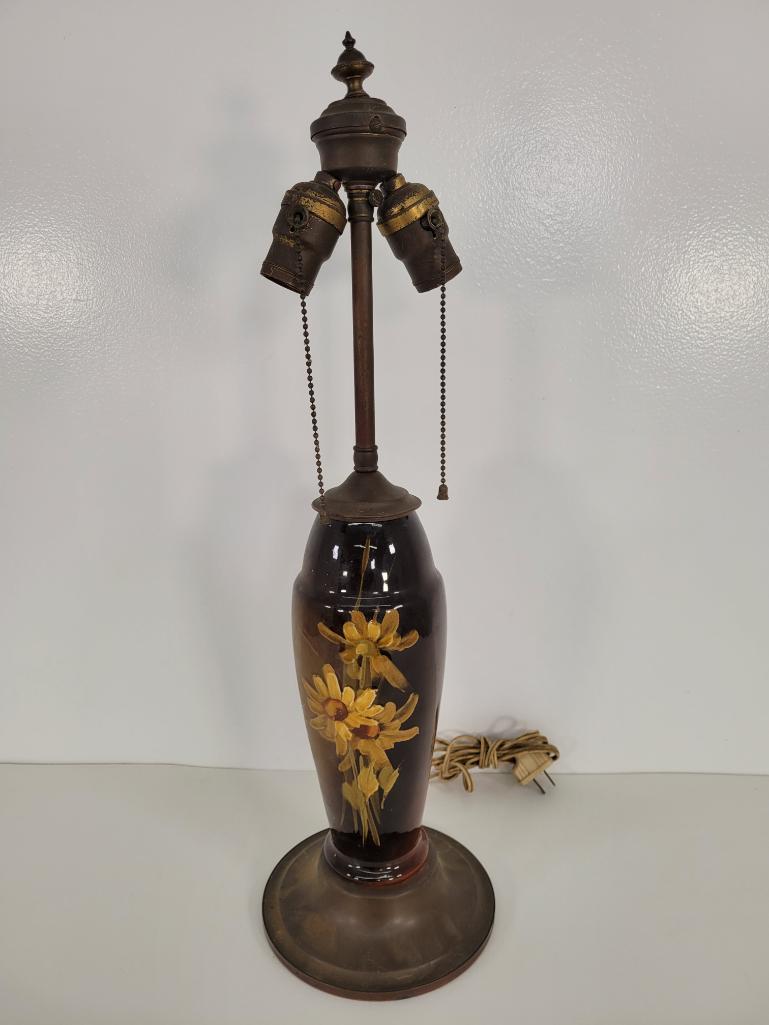 Early Rookwood / Weller Pottery Table Lamp (1 of 7)
