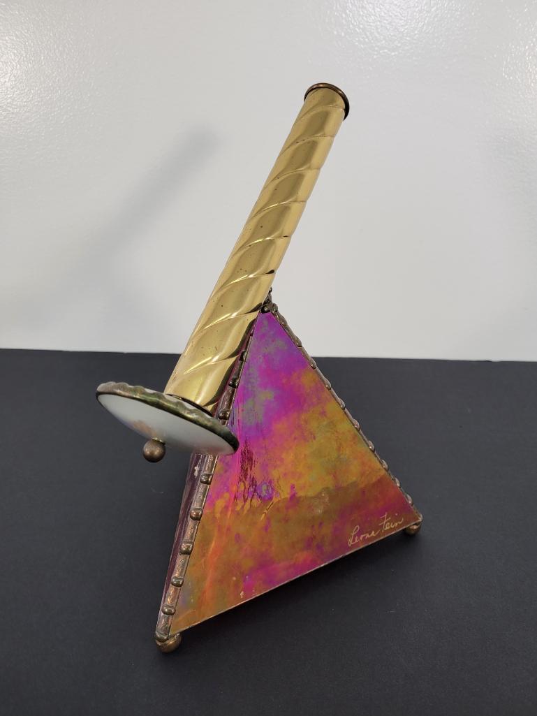 Signed Leona Fein Art Glass Kaleidoscope (1 of 11)