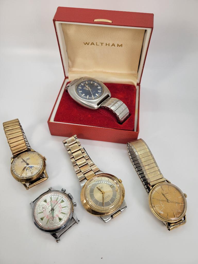 Estate Lot of Vintage Wrist Watches -Omega, Movado (1 of 17)