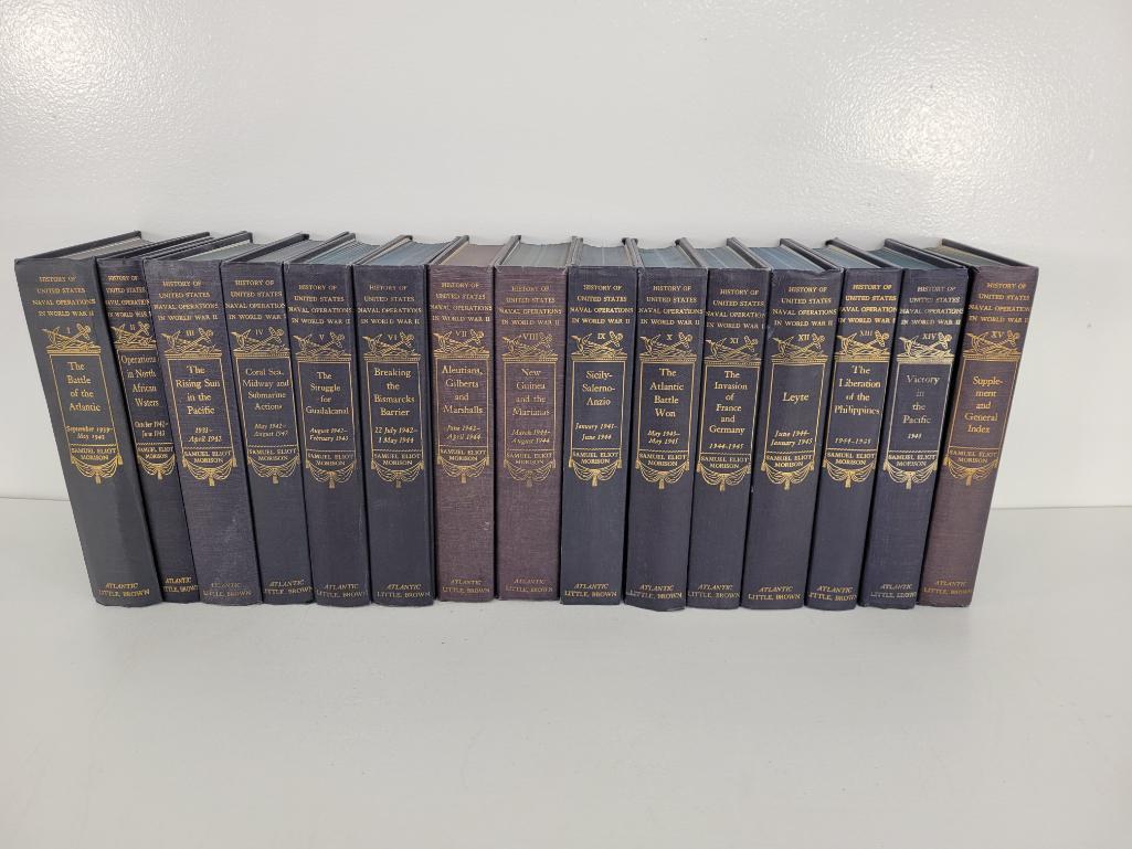 Grouping of "History of US Naval Operations" Books (1 of 9)