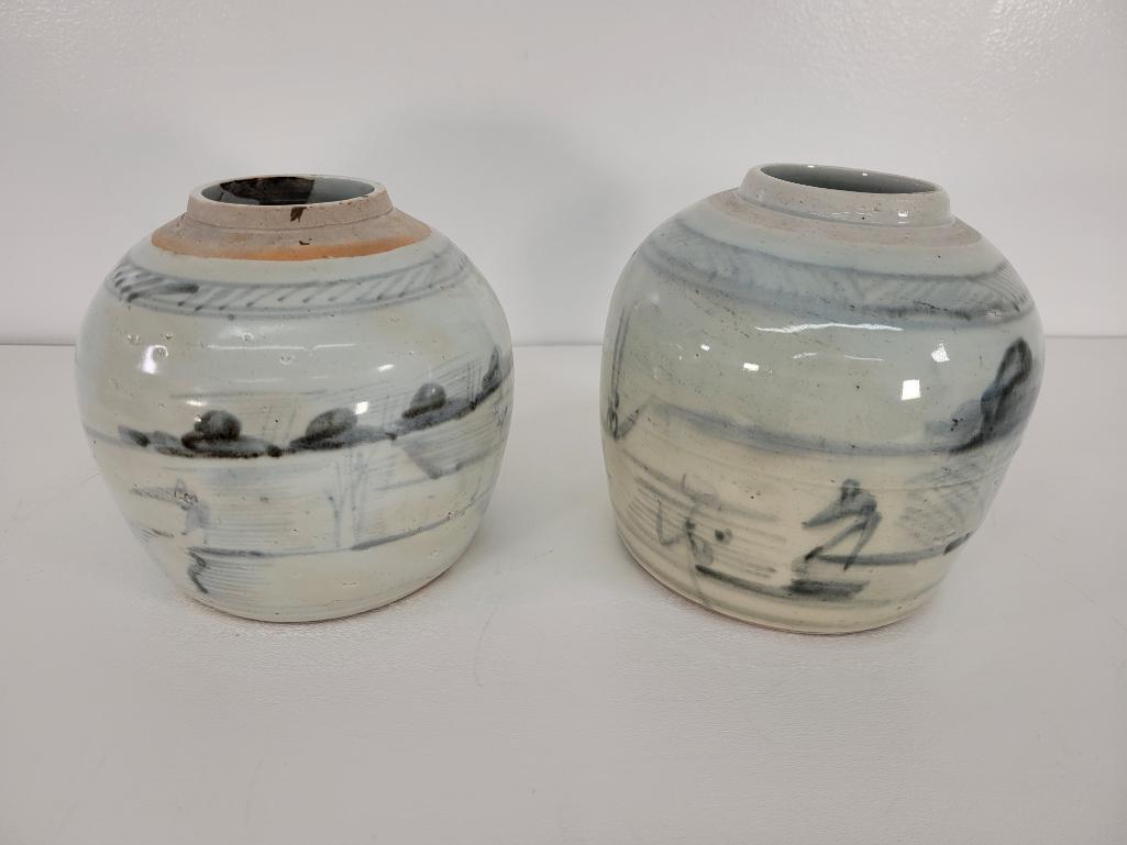 Pair of Oriental Ginger Jars (1 of 6)